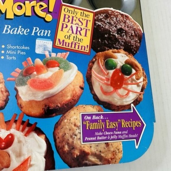 Ekco Bakers Secret Muffin Tops Bake Pan 12 Holes Tarts Mini Pizzas Tarts NEW! - Picture 4 of 9
